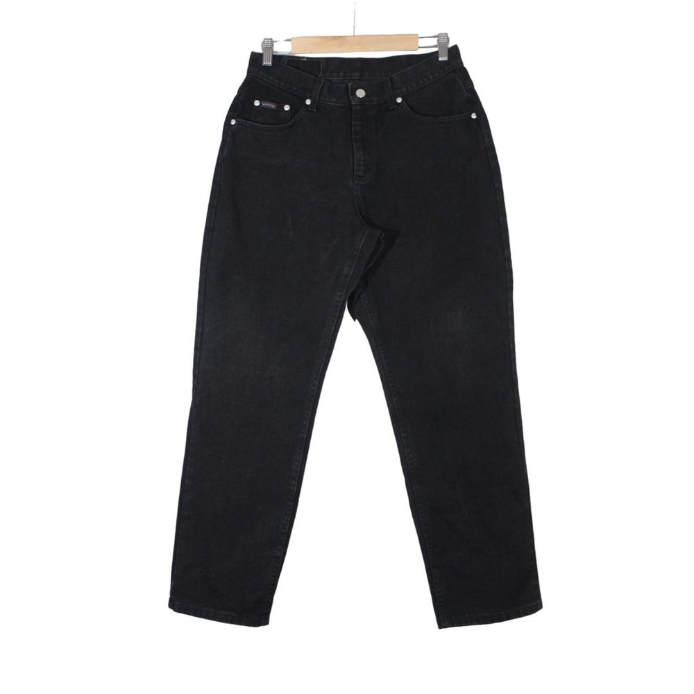 Denim Riders women's vintage high rise tapered leg‎ relaxed fit mum jeans 12P